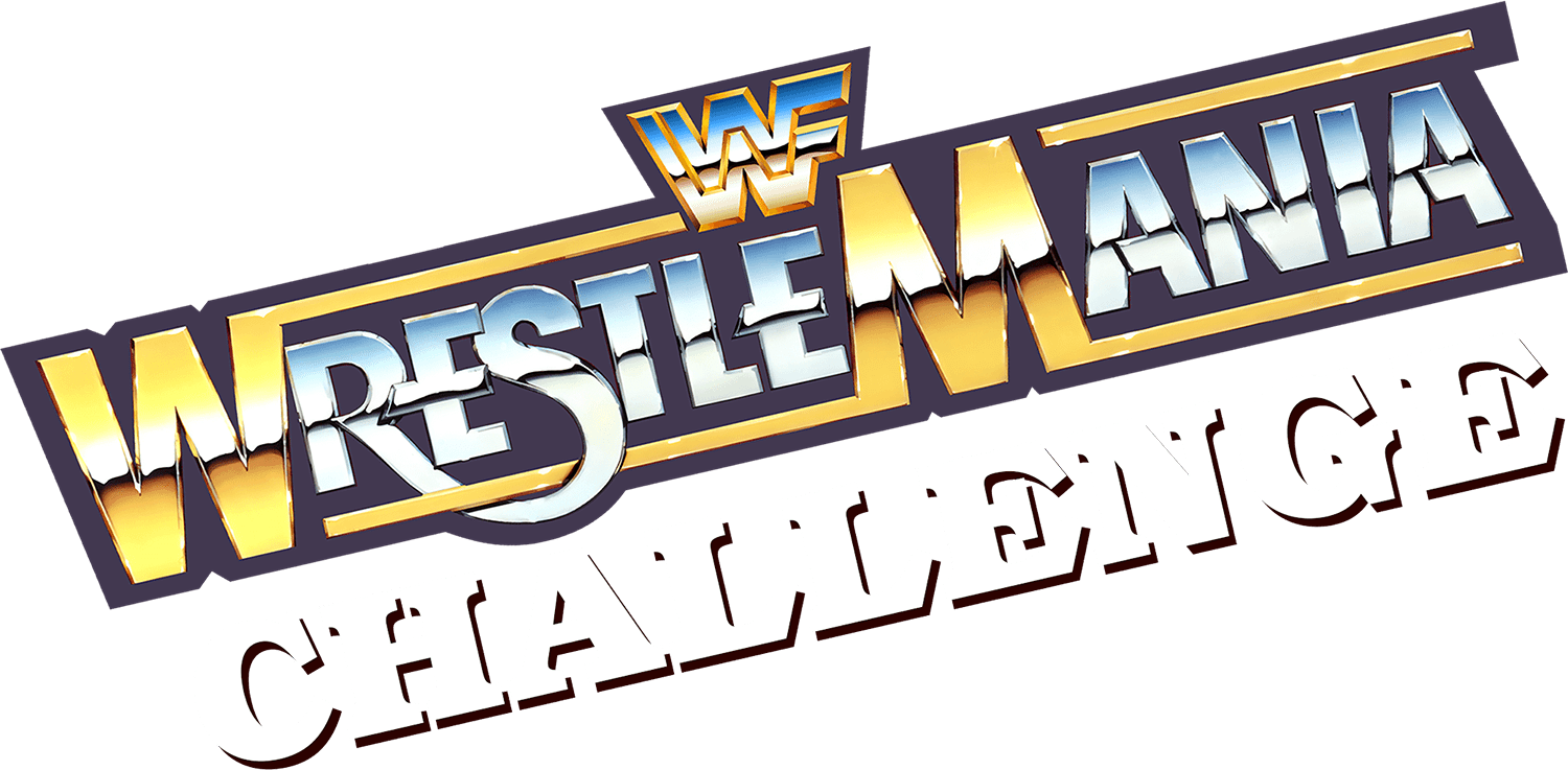 WWF Wrestle Mania Challenge logo for Famicom